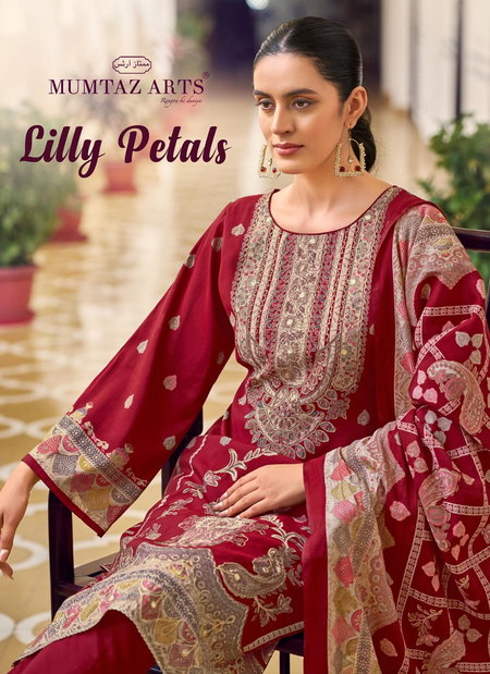 Lilly Petals By Mumtaz Modal Silk Printed Wholesale Dress Material Suppliers In Mumbai